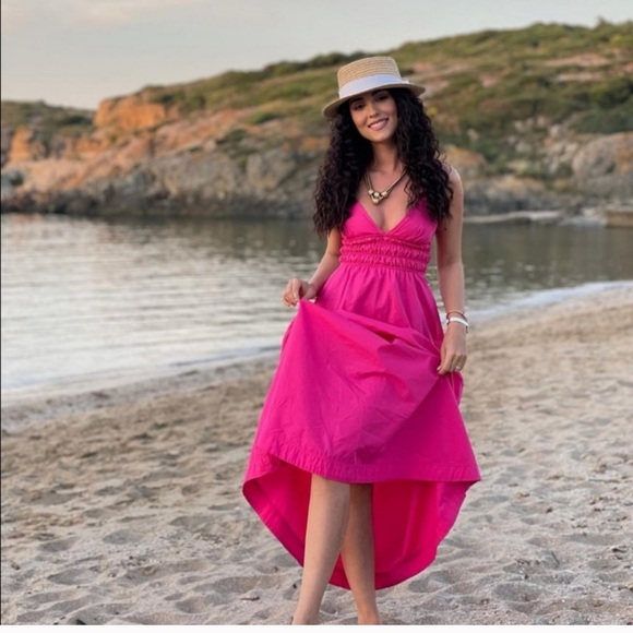 ZARA Voluminous Poplin Dress - Picture 4 of 6